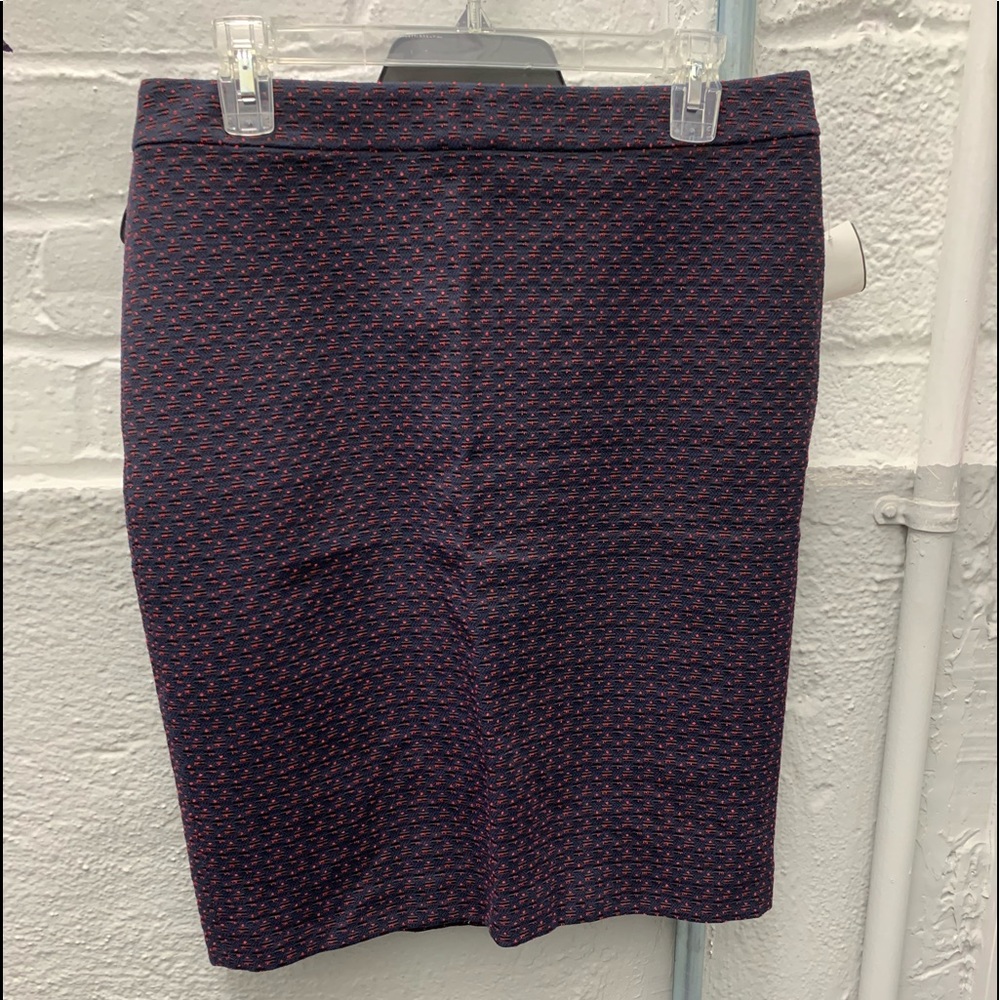 Ann Taylor Blue n Red short Skirt NWT Sz 12p